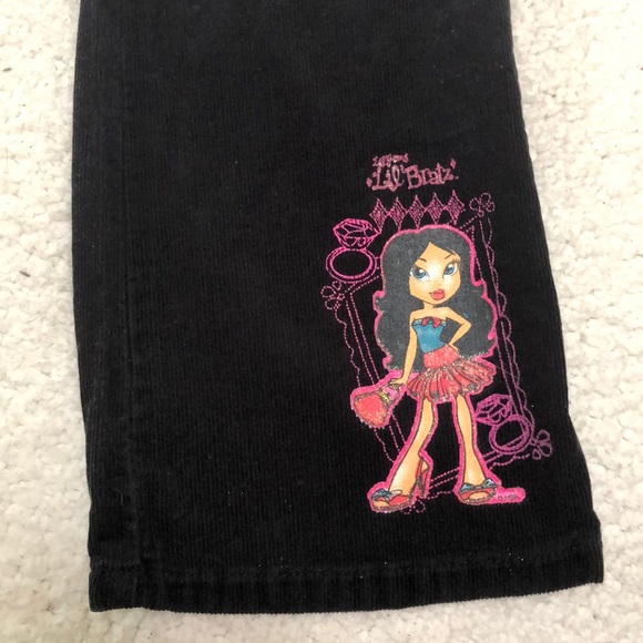 🎄Black corduroy lil bratz pants!🎄 - Picture 2 of 4